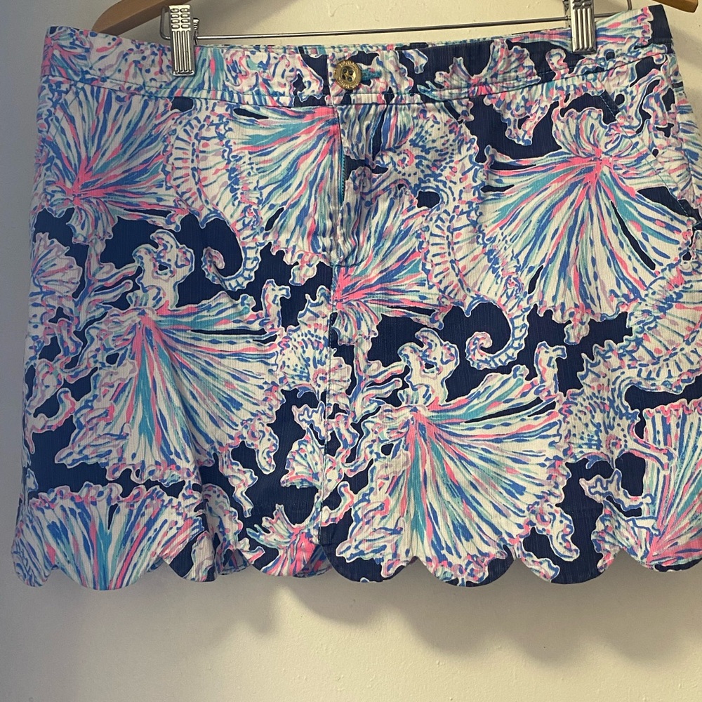 EUC Lilly Pulitzer Colette Skort Size 14